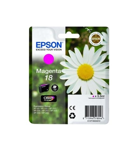 Tinteiro Epson 18 Magenta C13T18034010 3,3ml