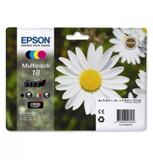 Pack Tinteiros Epson 18 4 Cores C13T18064010