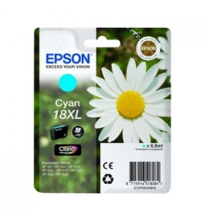 Tinteiro Epson 18XL Azul C13T18124010 6,6ml