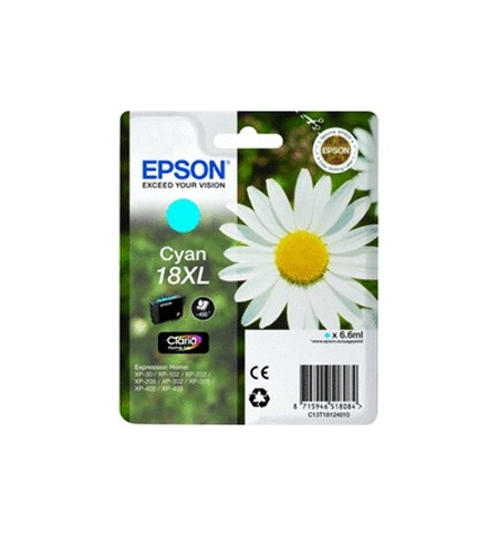 Tinteiro Epson 18XL Azul C13T18124010 6,6ml