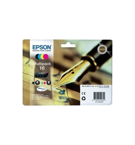 Pack Tinteiros Epson 16 4 Cores C13T16264010