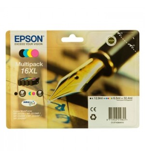 Pack Tinteiros Epson 16XL 4 Cores C13T16364010