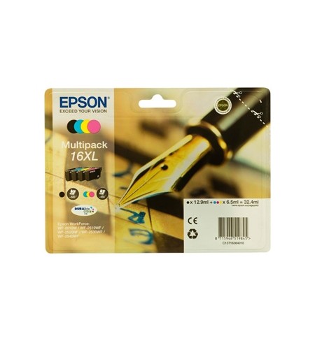 Pack Tinteiros Epson 16XL 4 Cores C13T16364010
