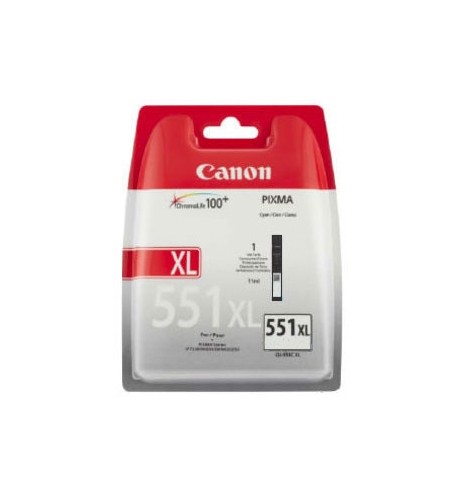 Tinteiro Canon 551XL Cinzento 6447B001 11ml 275 Pág.