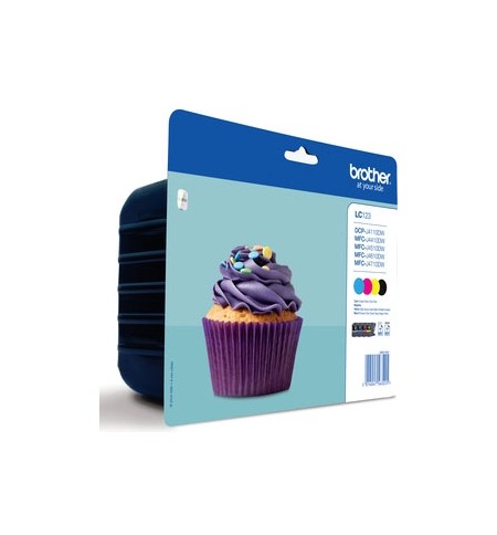 Pack Tinteiros Brother LC123VALBP 4 Cores