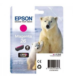Tinteiro Epson 26 Magenta C13T26134010 4,5ml