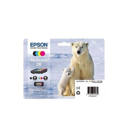 Pack Tinteiros Epson 26 4 Cores C13T26164010