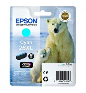 Tinteiro Epson 26XL Azul C13T26324010 9,7ml
