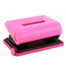 Furador 12 Folhas Eagle Neon Color com Guia Rosa