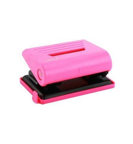 Furador 12 Folhas Eagle Neon Color com Guia Rosa