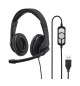 Headset Hama HS-USB300 USB-A Preto