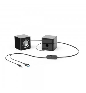 Colunas Speaker Set para PC Sonic Mobil 185 Preto/Prata