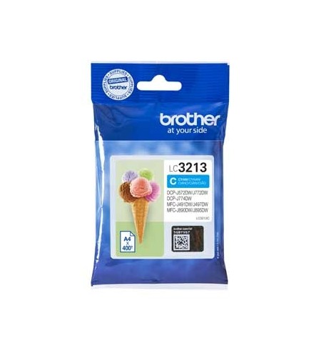 Tinteiro Brother LC3213C Azul 400 Pág.
