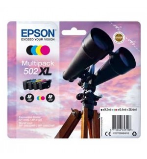 Pack Tinteiros Epson 502XL 4 Cores C13T02W64010