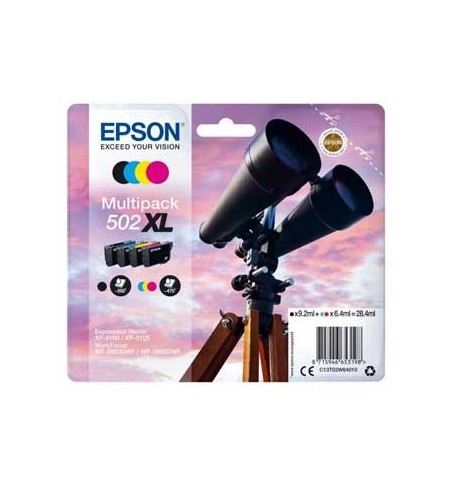 Pack Tinteiros Epson 502XL 4 Cores C13T02W64010