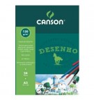 Bloco Desenho A3 120g Colado Canson 24Fls
