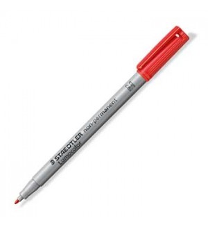 Marcador Médio Staedtler Lumocolor 315-2 1mm Vermelho 1un
