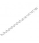 Argolas Espiral Metálicas Passo 5:1 20mm Prata 100un