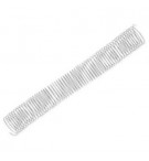 Argolas Espiral Metálicas Passo 5:1 38mm Prata 25un