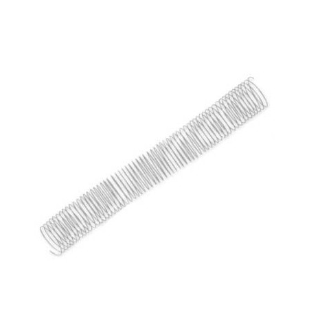 Argolas Espiral Metálicas Passo 5:1 42mm Prata 25un