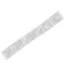 Argolas Espiral Metálicas Passo 5:1 44mm Prata 25un