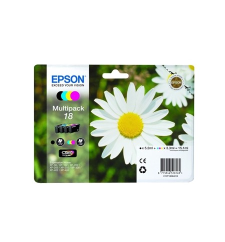 Pack Tinteiros Epson 18XL 4 Cores C13T18164010