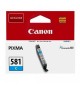 Tinteiro Canon 581 Azul 2103C001 5,6ml 259 Pág.