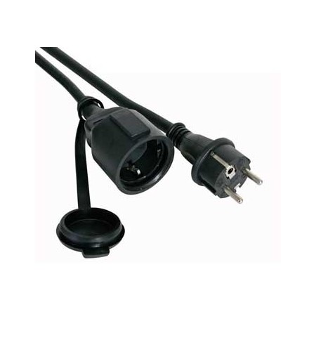 Cabo Extensão Elétrica 10m Preto