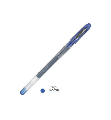 Esferográfica Gel Uni Signo UM120 Azul 0,5mm 1un
