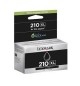 Tinteiro LEXMARK Retorno 210XL Preto 14L0174E 2500 Pág.