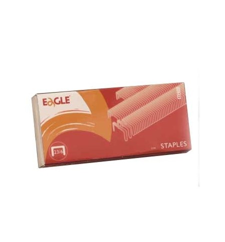 Agrafos 23/06 Eagle (10/40 Folhas) Cx1000un