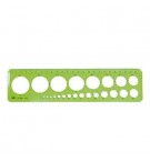 Escantilhão de Círculos 1 a 35mm