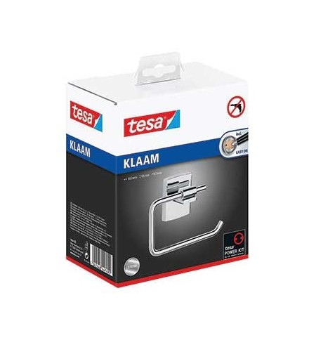 Suporte Papel Higiénico Autoadesivo Cromado Tesa Klaam
