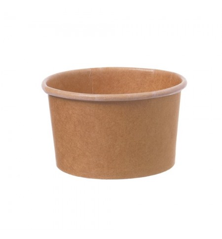 Copos Gelado 080ml Papel Kraft 50un