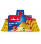 Vassoura/Escova Pavimentos Exteriores Vileda 2 em 1 com Cabo