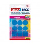 Pastilhas Bi-Adesivas TACK Tesa Formas Azul 9un