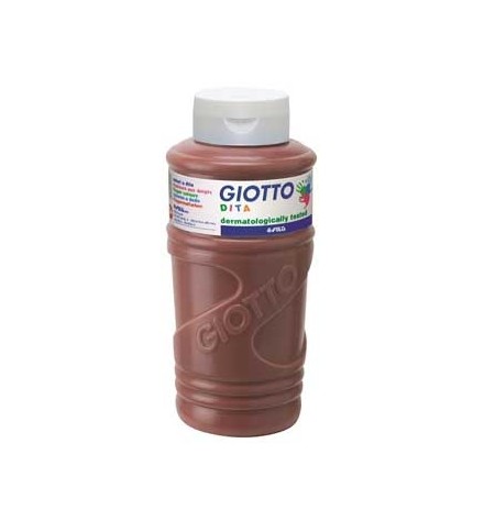 Guache Pintura Dedos 750ml Giotto Dita Castanho