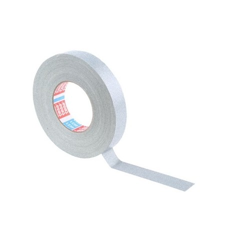 Fita Adesiva Tecido Revestida Acrilico 50mmx25m Tesa Cinza