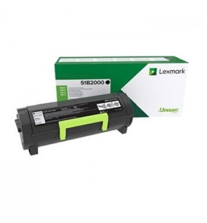 Toner LEXMARK Retorno Preto 51B2000 2500 Pág.