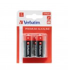Pilhas LR14 / C Alcalinas 1.5V 7500mAh Verbatim 49922 2un