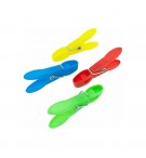 Molas Roupa Plástico Cores Sortidas 60un