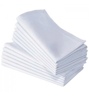 Guardanapos 50x50cm Tecido Branco 1un