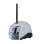 Afia Lápis Elétrico e Pilhas c/Depósito Eagle Preto 1un