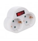 Tomada Dupla + Interruptor