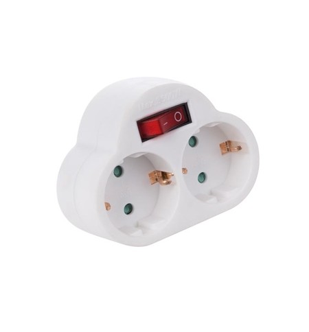 Tomada Dupla + Interruptor