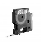 Fita 09mmx7m Preto/Branco Vinil 40913