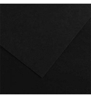 Cartolina 50x65cm Preto 185g 1 Folha Canson