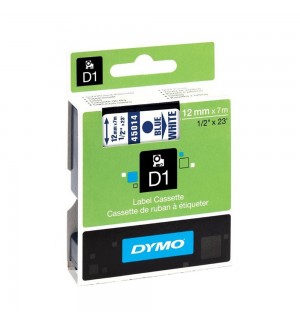 Fita 12mmx7m Azul/Branco Vinil 45014