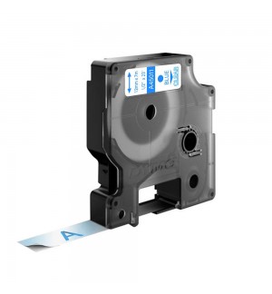 Fita 12mmx7m Azul/Transparente Vinil 45011