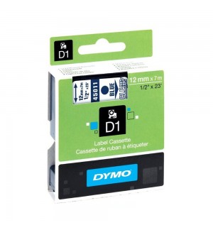 Fita 12mmx7m Azul/Transparente Vinil 45011